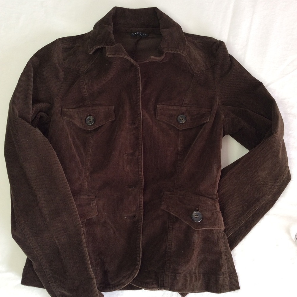 Sisley Brown Corduroy Blazer